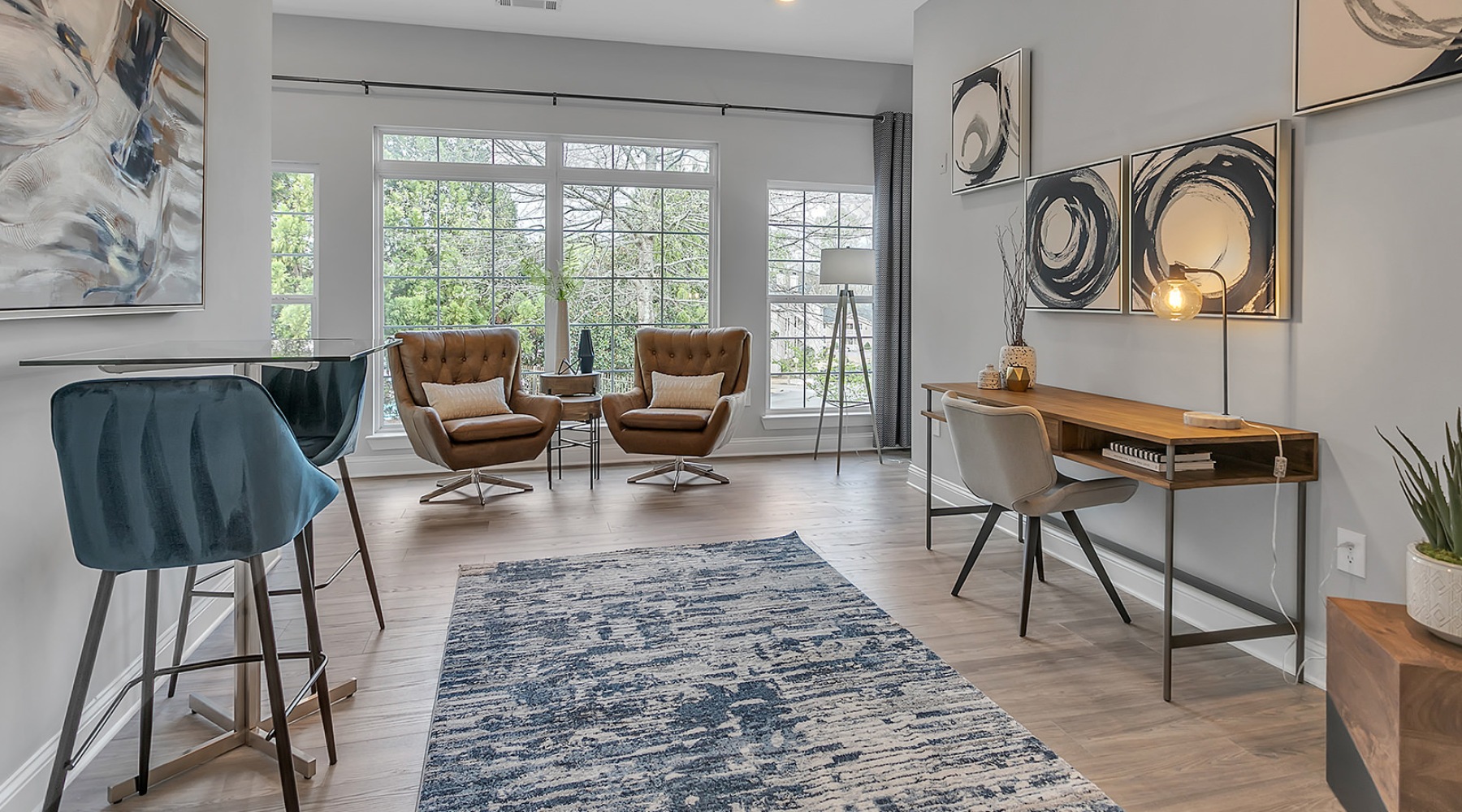 clubhouse with coworking lounge